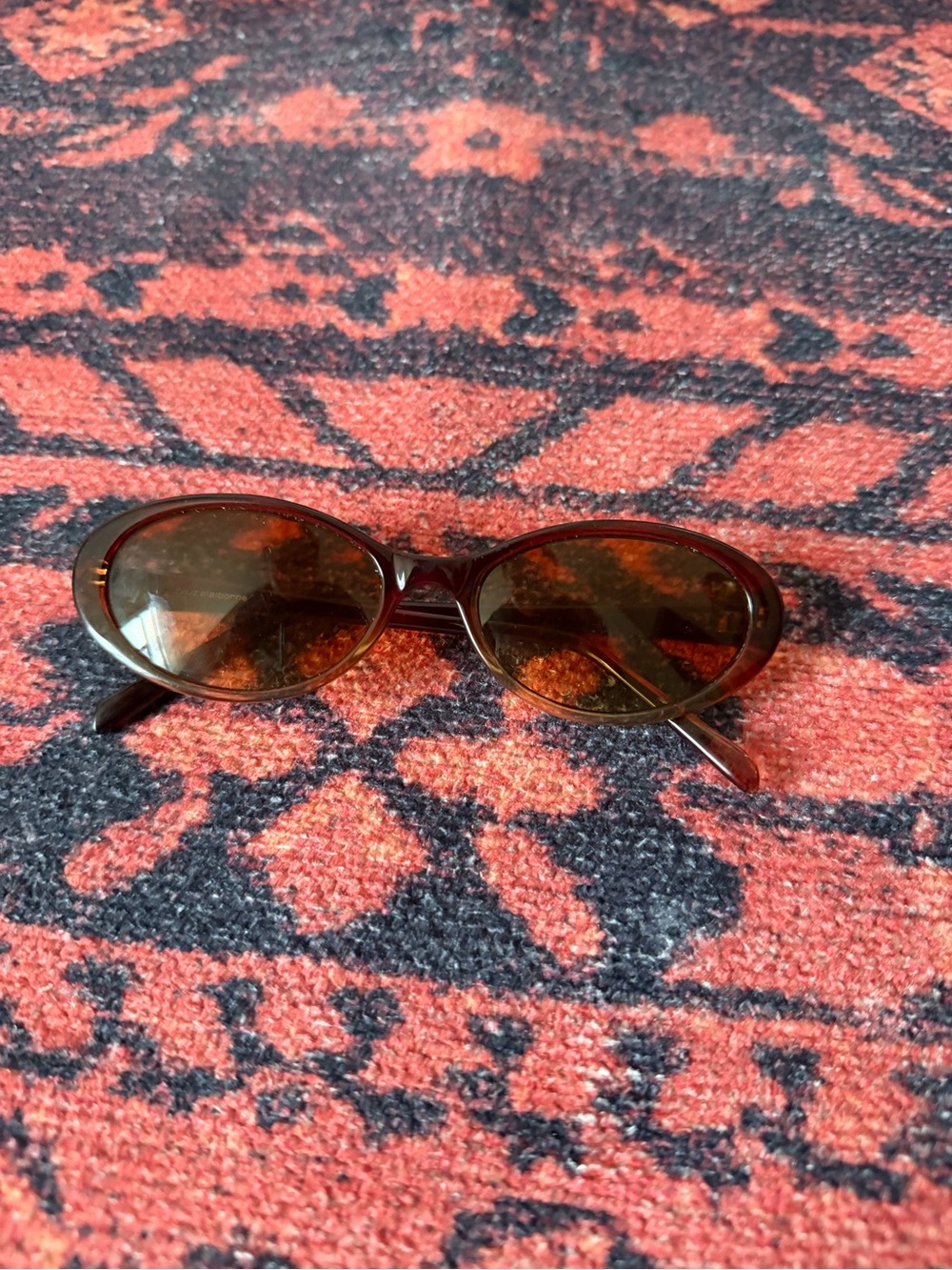 Liz Claiborne Oval Tortoiseshell Sunglasses - Brown
